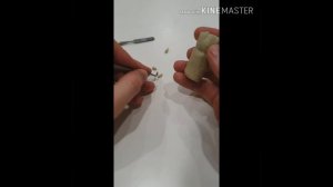 Моляр из пластилина, 46 зуб | Plasticine molar, 46 tooth