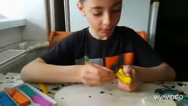 Лепка пластилином из сказки Соломенный бычок смотреть онлайн