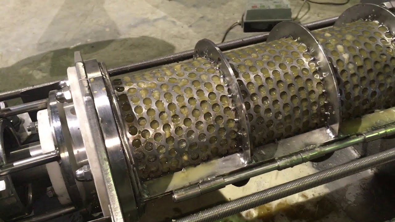 Шнековый пресс для сока яблок. Производство НПО Агромаш (Россия)
