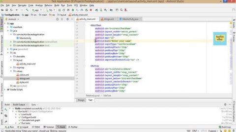 Hardcoded string should use @string resource | Warning for Edittext Button Textview | Android Studi