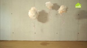 Как декорировать плафон ватой или синтепоном. Воздушные облака-люстры своими руками для детской