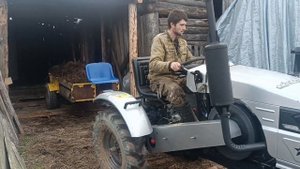 В замен ручного труда тяжёлая техника Скаут Т 220в