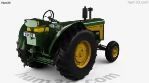 John Deere 830 1958 3D model by Hum3D.com