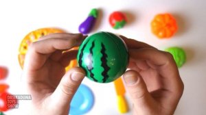 Учим и режем овощи и фрукты на липучках. Развивающее видео. Игрушечные фрукты и овощи. Игрушки