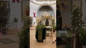 Слово священника о. Димитрия на освящении иконы преподобной Евфросинии Полоцкой