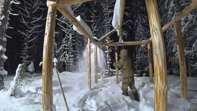 ТАЙГА. ПЯТЫЕ СУТКИ В ПАЛАТКЕ! ПОДГОТАВЛИВАЮ ИЗБУ К СТРОИТЕЛЬСТВУ!  ЗАВОЖУ СТРОЙМАТЕРИАЛ К 2020 ГОДУ
