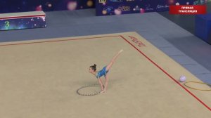 Анастасия Шпортеева, 2016 год. Обруч. Всероссийские соревнования г. Екатеринбург. 2024, март