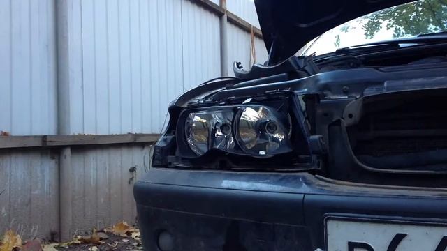 BMW e46 Замена стекла фары смотреть онлайн