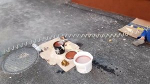 Покраска байрамикса на фасаде