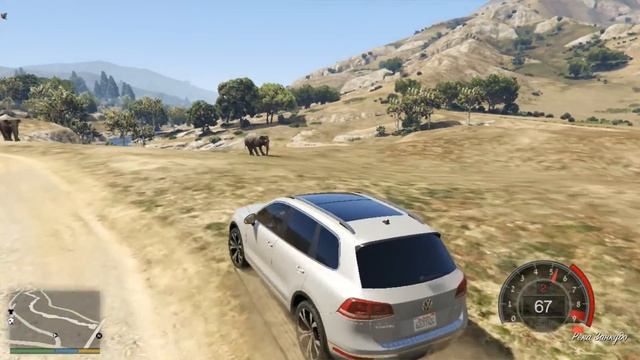 GTA 5 Volkswagen Touareg V10 TDI гта 5 авто машина car авто car gta5 гта5