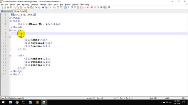 Web Design For Beginner | HTML | Part - 7 (Last Class)