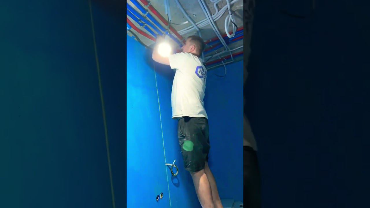 Мелкие доделки перед обшивкой потолка в санузле | ЖК City Bay | ЖК Сити Бэй смотреть онлайн