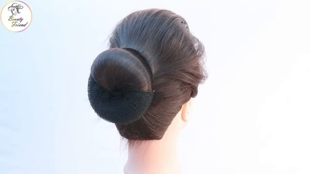 easy juda hairstyle with gajra  hairstyle for saree  quick hairstyle  wedding hairstyle