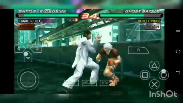 Tekken 6 gameplay on android part 1 Law vs Lee смотреть онлайн