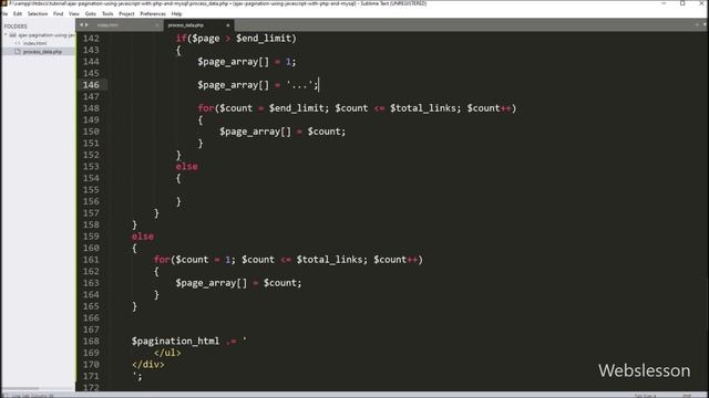 Ajax Pagination using JavaScript with PHP and MySQL