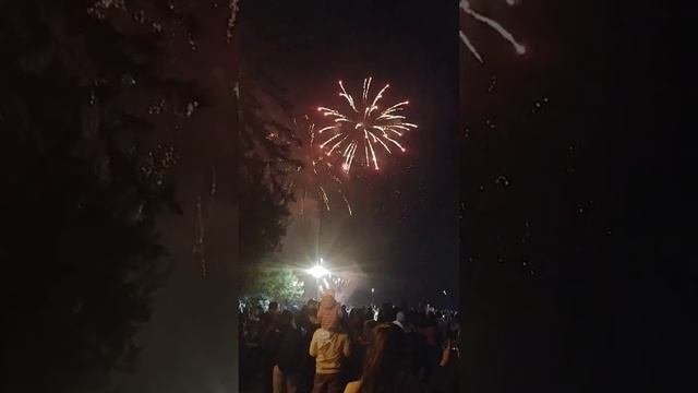 Краснознаменск,день города,салют