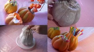 Тыква из гипса своими руками к празднику