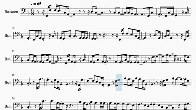 Bassoon Sheet Music: How to play She Used To Be Mine by Sara Bareilles смотреть онлайн