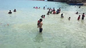 Филиппины Себу Мактан пляж Хадсан. Philippines Cebu Mactan Hudsan Beach.