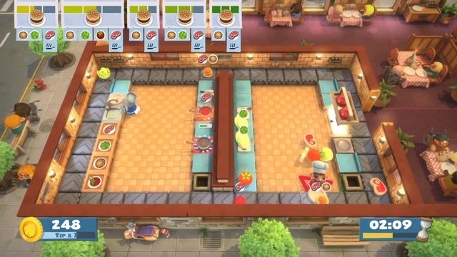 (PS4 Overcooked! AYCE) Why Don't You Want Our Final Burger?! - Camera B смотреть онлайн