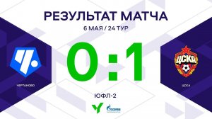 ЮФЛ-2. Чертаново (Москва) – ЦСКА (Москва). 24-й тур. Обзор