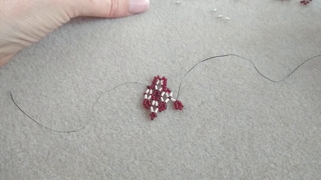 Beaded necklace. Колье из бисера, стекляруса, биконусов. Бисерная сетка. Мастер-класс смотреть онлайн