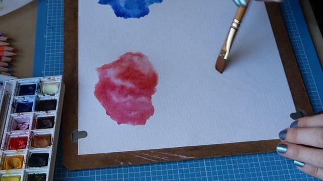 How to create watercolor swatches | Analog Painting смотреть онлайн