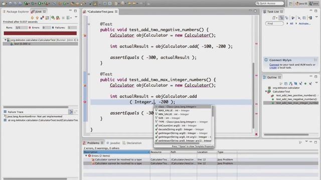 TDD with JUnit Test Framework смотреть онлайн