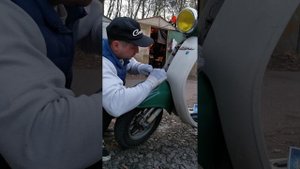 ремонт и обслуживание Honda giorno af24 замена передних амортизаторов!
