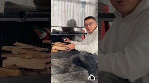 Как правильно разжигать подовый камин. Топка Астов П3С 12057. Сброс тепла на улицу!!!