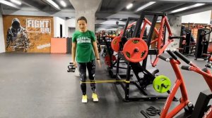 Наклоны с резиной на колене