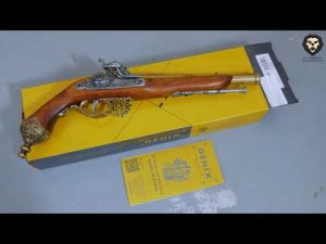 Макет пистолета кремниевого Denix D7/1013L видео обзор 4k