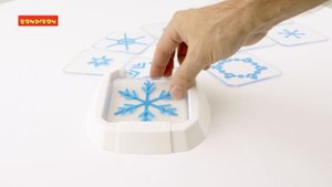 Настольная логическая игра-головоломка "МОИ СНЕЖИНКИ. КРУЖЕВО" БондиЛогика