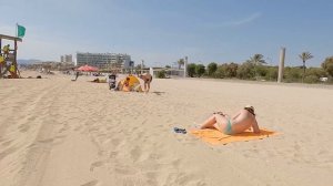 Beach Walk SPAIN MALLORCA El Arenal Beach