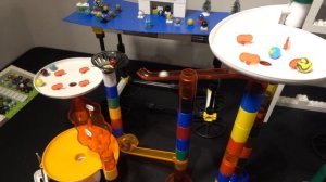 Epic Marble Run Race ✦ Wooden Rolling Ball Marble Course with Tunnel