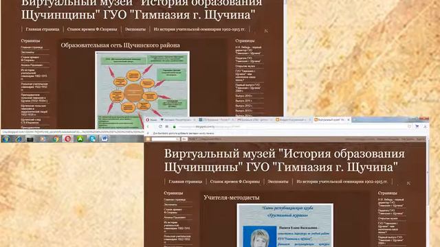Виртуальный музей  ГУО «Гимназия г.Щучина» «История образования Щучинщины»