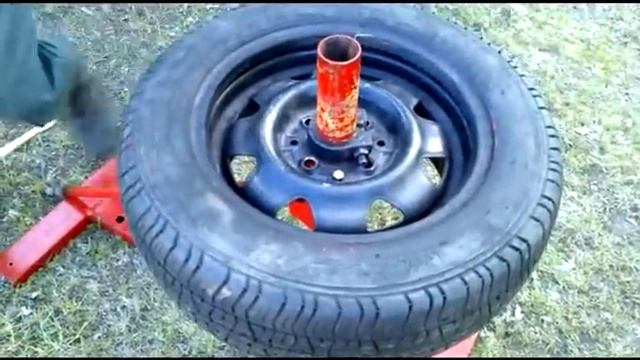 самодельный ручной шиномонтажный станок