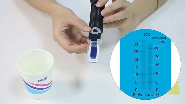 RZ Portable Refractometer Salinity Sugar Meter смотреть онлайн