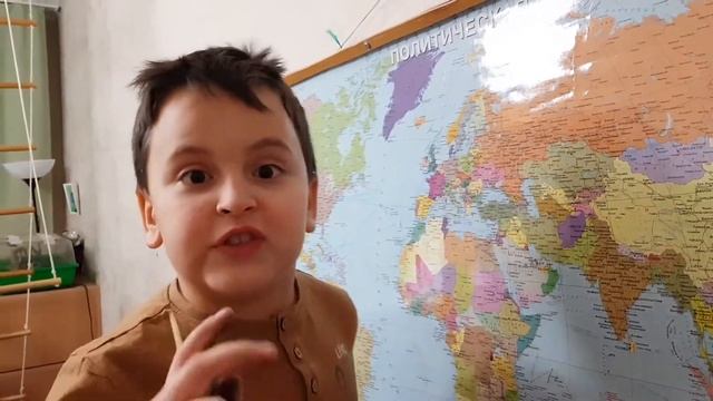 Политическая карта мира, первое знакомство для детей смотреть онлайн