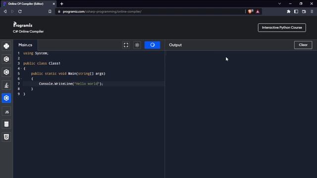 Best online ide! (C#)