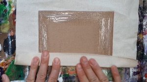 ХОЛСТ тканевой своими руками из гофрокартона✌Очень просто и  доступно