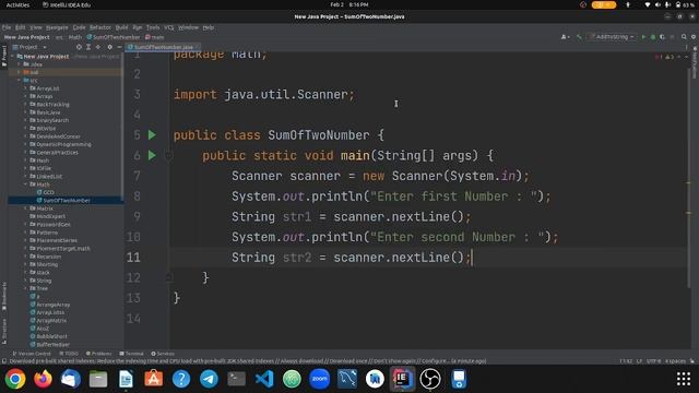Sum of number But Input and Output Should be String || Java Solution || Interview question смотреть онлайн