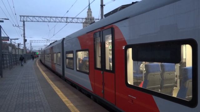 МЦД-2 Ласточка ЭС2Г-118, ст. М. Курская - Москва Каланчёвская смотреть онлайн