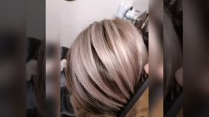 Сложное окрашивание волос - рельефный блонд