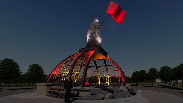 Монумент ЗНАМЯ ПОБЕДЫ, п Прохоровка смотреть онлайн