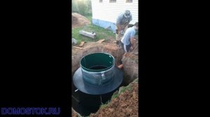 монтаж септика Евролос Био 5+ в Можайском районе