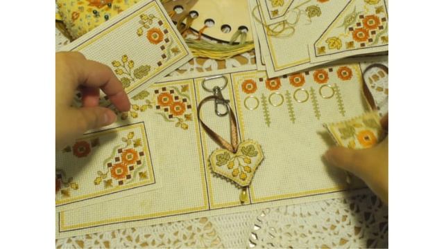 DIY | МК, как сшить игольницу. Шьем игольницу-книжку с вышивкой
