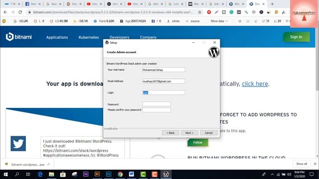 Installing WordPress directly on PC Laptop using Bitnami and Localhost смотреть онлайн