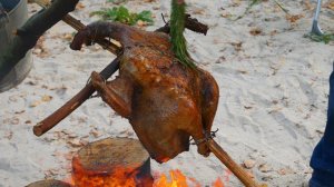 МЯСО ИНДЕЙКИ НА КОСТРЕ.