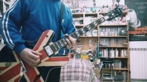 Epiphone Supernova Noel Gallagher Union Jack (Live Forever Guitar Solo Cover)